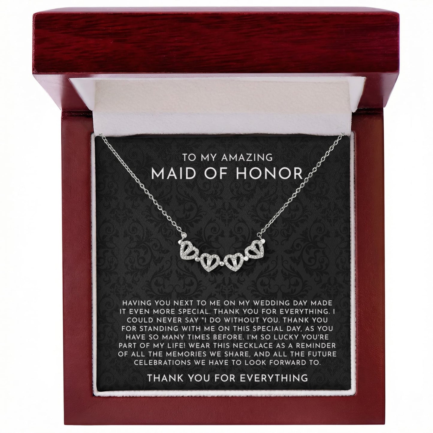 Maid Of Honor Thank You Gift, Thank You Gift From Bride