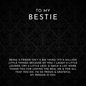 To My Bestie - Magnetic Hearts Necklace