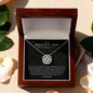 Mom Gift From Groom On Wedding Day -   Magnetic Hearts Necklace