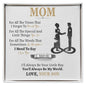 Gift For Mom From Son - Engraved Women's Ring