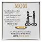 Gift For Mom From Son - Engraved Women's Ring