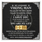 To My Viking - Engraved Custom Ring Gift For Him