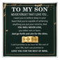 Custom Gift For Son - Engraved Men's Ring