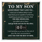 Custom Gift For Son - Engraved Men's Ring