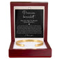 Promise Bracelet Gift For Him - Custom Engraved Cuff Bracelet