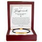To My Boyfriend GIft - Promise Bracelet for Him