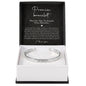 Promise Bracelet Gift For Him - Custom Engraved Cuff Bracelet