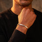 Promise Bracelet Gift For Him - Custom Engraved Cuff Bracelet
