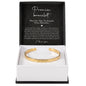 Promise Bracelet Gift For Him - Custom Engraved Cuff Bracelet