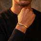 Promise Bracelet Gift For Him - Custom Engraved Cuff Bracelet