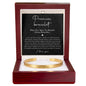 Promise Bracelet Gift For Him - Custom Engraved Cuff Bracelet
