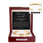 Promise Bracelet Gift For Him - Custom Engraved Cuff Bracelet