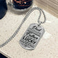 bday gift for dad Dog Tag, Father's Day Gift For Dad, Luxury Military Necklace