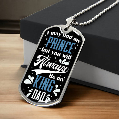 Dad Dog Tag, Father's Day Gift For Dad, Luxury Military Necklace