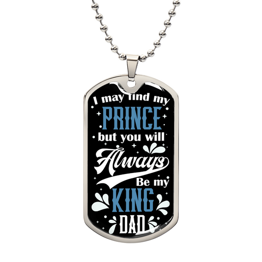 Dad Dog Tag, Father's Day Gift For Dad, Luxury Military Necklace