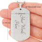 Teacher Dad Dog Tag, Father's Day Gift For Dad, Luxury Military Necklace