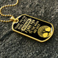 Best Husband Dog Tag, Father's Day Gift For Dad, Luxury Military Necklace