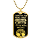 Best Husband Dog Tag, Father's Day Gift For Dad, Luxury Military Necklace