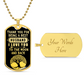 Best Husband Dog Tag, Father's Day Gift For Dad, Luxury Military Necklace
