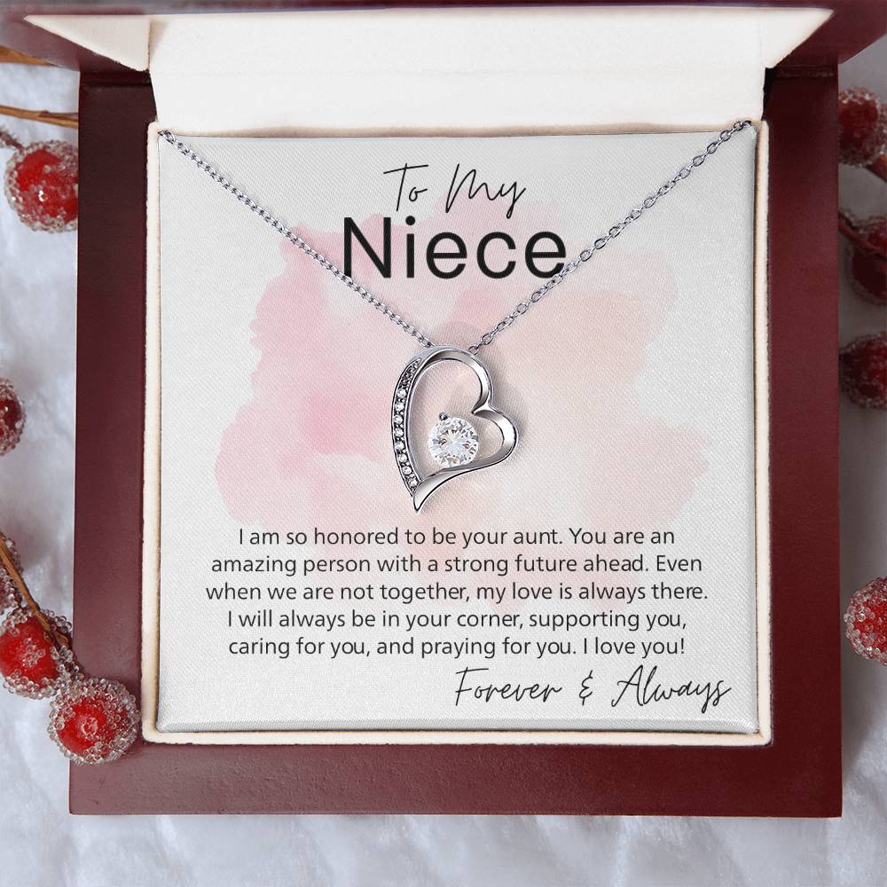 To My Niece Necklace From Aunt, Aunt Niece Necklace, Meaningful Gifts for Niece from Aunt, Aunt and Niece Gifts