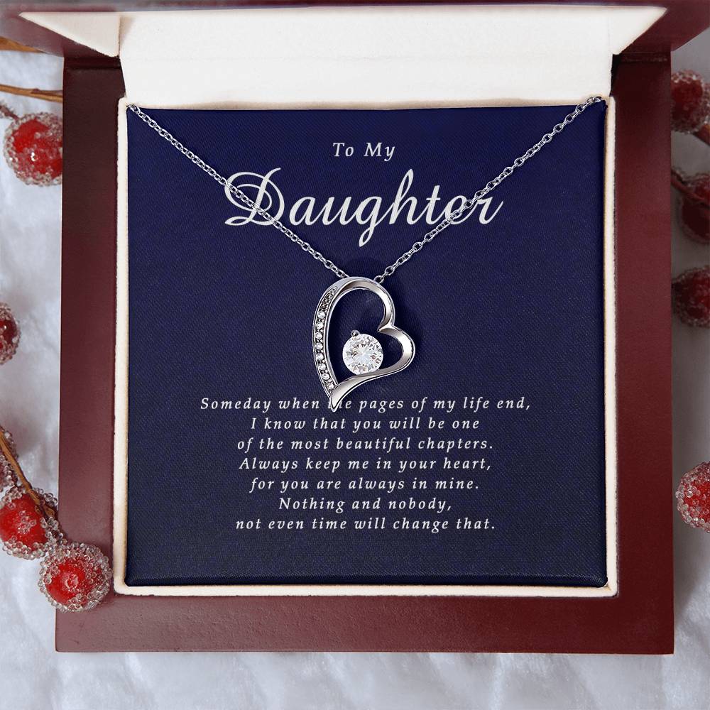 To My Daughter Gifts - Daughter Jewelry For Christmas, Thanksgiving, Birthday, Graduation, Wedding