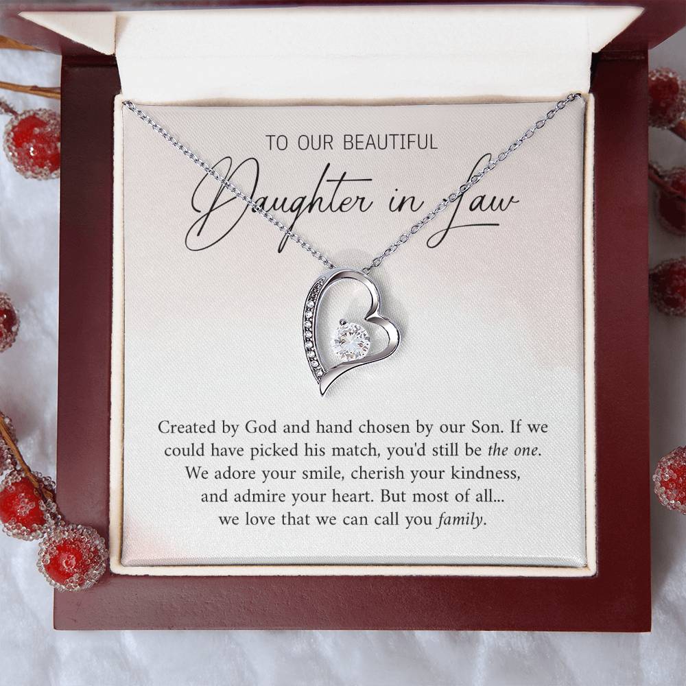 Daughter in Law Gift - Necklace Gift for Daughter-In-Law