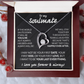 To My Soulmate Necklace - Love Necklace For Her