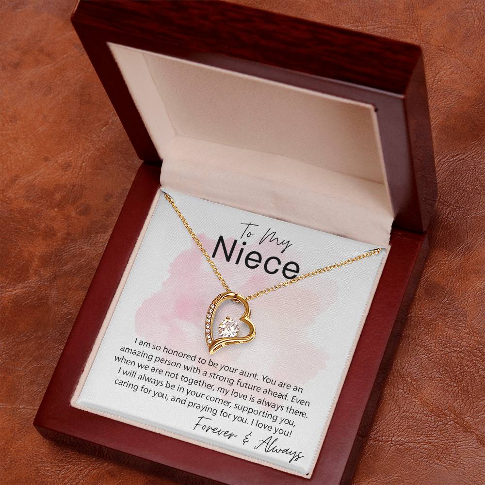 To My Niece Necklace From Aunt, Aunt Niece Necklace, Meaningful Gifts for Niece from Aunt, Aunt and Niece Gifts