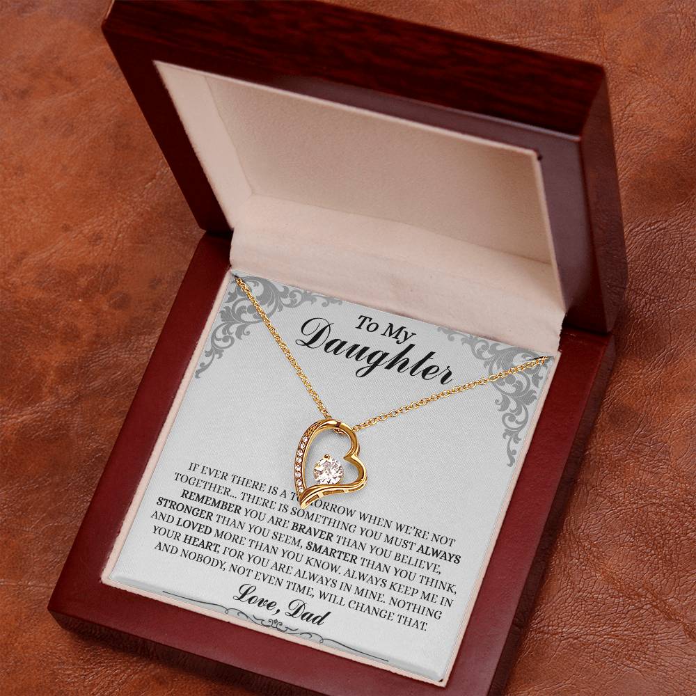 To My Daughter Gifts - Daughter Jewelry For Christmas, Thanksgiving, Birthday, Graduation, Wedding