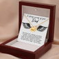 Dad Remembrance Necklace - Loss of father memorial Gifts