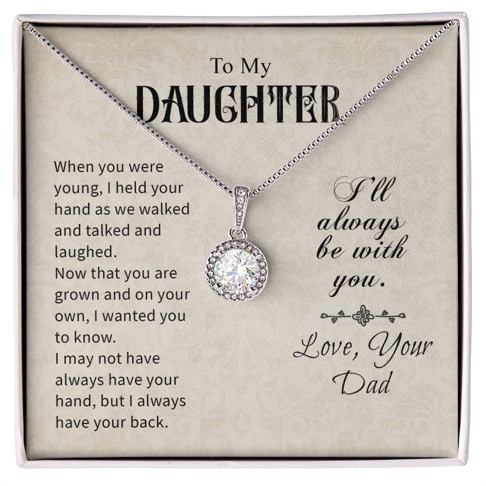 To My Daughter Gifts - Daughter Jewelry For Christmas, Thanksgiving, Birthday, Graduation, Wedding