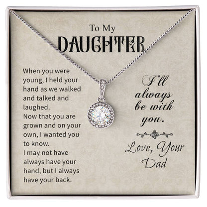 To My Daughter Gifts - Daughter Jewelry For Christmas, Thanksgiving, Birthday, Graduation, Wedding