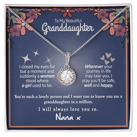Gifts For Granddaughter From Grandma - To My Granddaughter Necklace