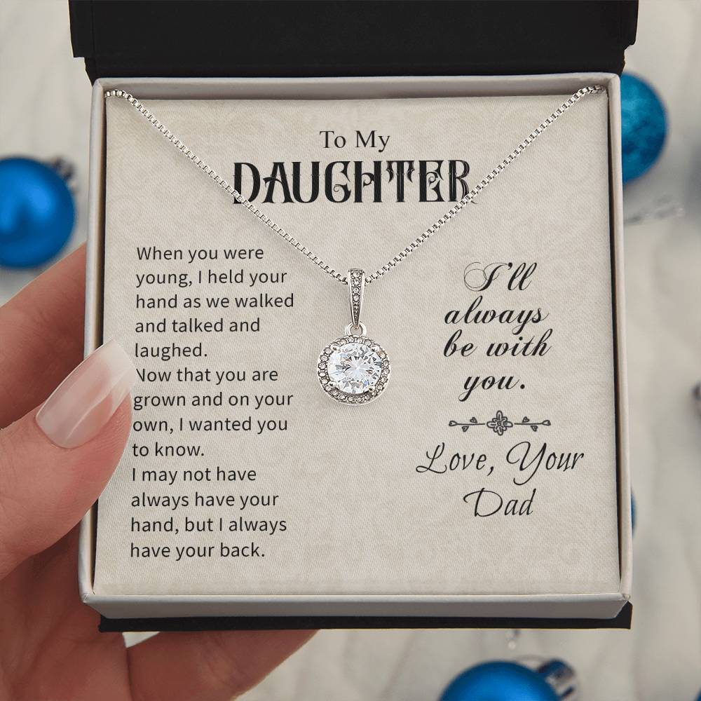 To My Daughter Gifts - Daughter Jewelry For Christmas, Thanksgiving, Birthday, Graduation, Wedding