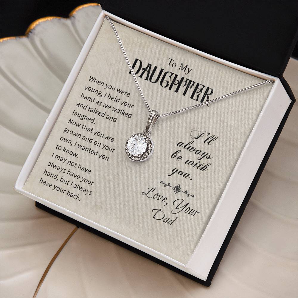 To My Daughter Gifts - Daughter Jewelry For Christmas, Thanksgiving, Birthday, Graduation, Wedding