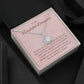 To My Daughter Gifts - Daughter Jewelry For Christmas, Thanksgiving, Birthday, Graduation, Wedding