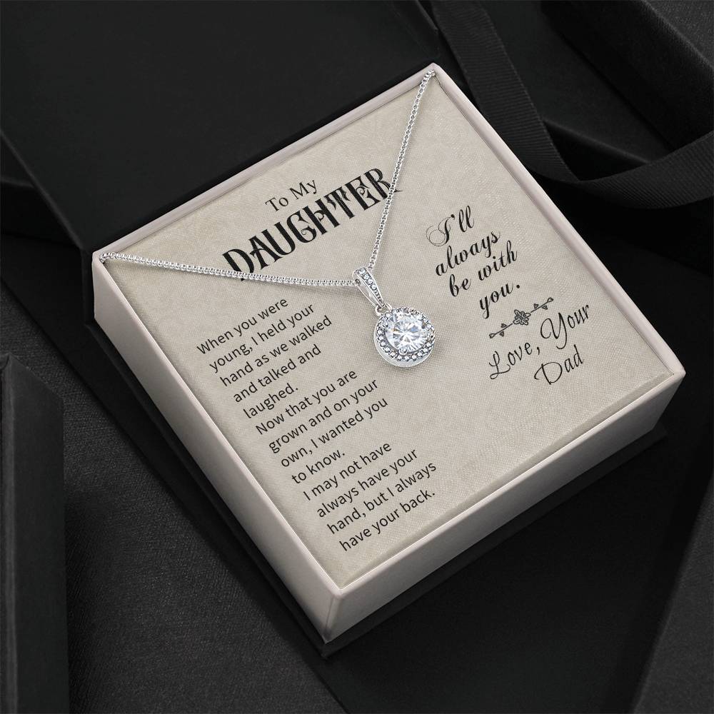 To My Daughter Gifts - Daughter Jewelry For Christmas, Thanksgiving, Birthday, Graduation, Wedding