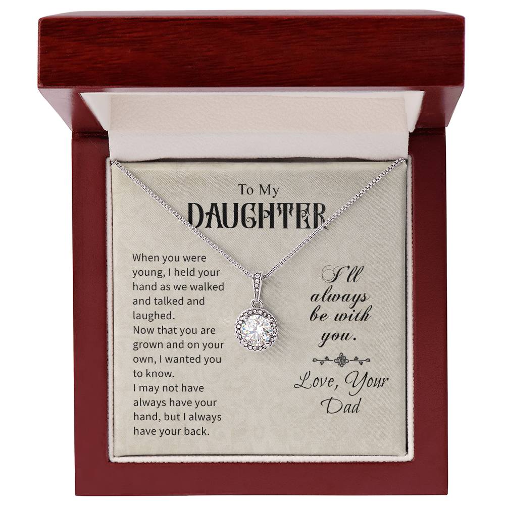 To My Daughter Gifts - Daughter Jewelry For Christmas, Thanksgiving, Birthday, Graduation, Wedding
