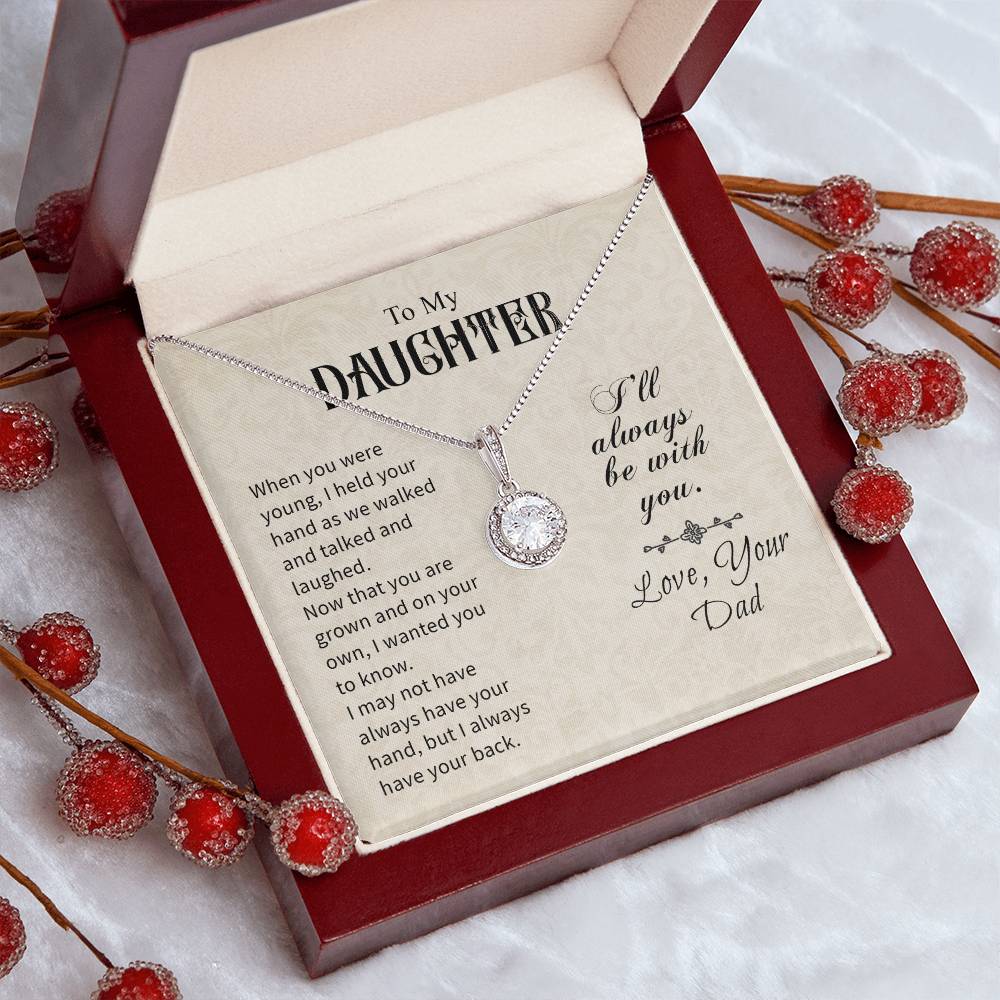 To My Daughter Gifts - Daughter Jewelry For Christmas, Thanksgiving, Birthday, Graduation, Wedding