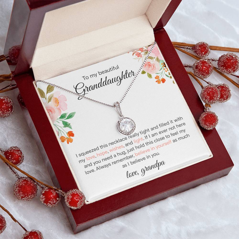 Granddaughter From Grandpa - Eternal Hope Necklace