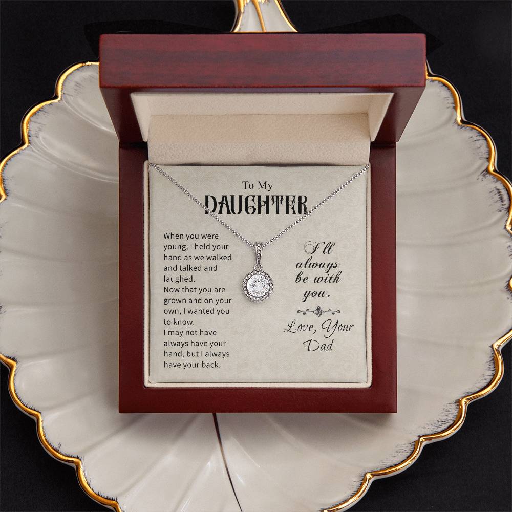 To My Daughter Gifts - Daughter Jewelry For Christmas, Thanksgiving, Birthday, Graduation, Wedding