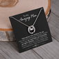 To My Mom Necklace, Birthday Gift For Mom - Jewelry Keepsake Gifts for Mother
