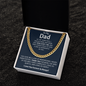 To My Dad Cuban Chain Necklace - Christmas Gifts For Dad