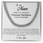 To My Man Cuban Chain Necklace Gift For Him