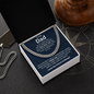 To My Dad Cuban Chain Necklace - Christmas Gifts For Dad