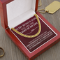 Gifts For Bonus Son, To My Bonus Son Cuban Link Chain