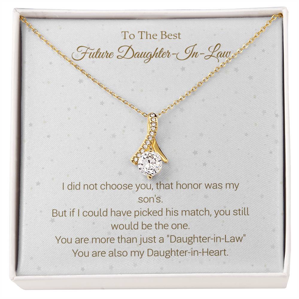 Future Daughter in Law Necklace Gifts, Welcoming Daughter In Law Into Family