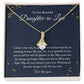 Daughter in Law Gift - Necklace Gift for Daughter-In-Law