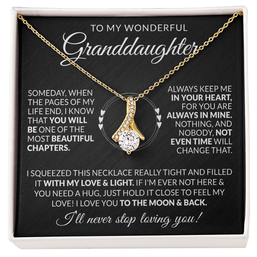 To My Wonderful Granddaughter - Birthday Gift For Granddaughter