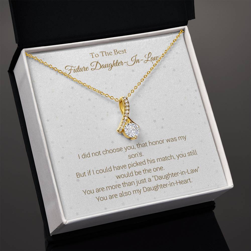 Future Daughter in Law Necklace Gifts, Welcoming Daughter In Law Into Family